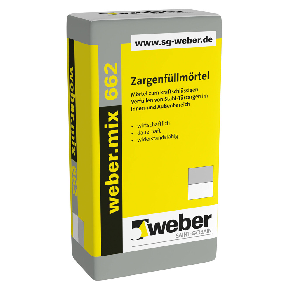 weber.mix 662 Verpackung weber.mix 662